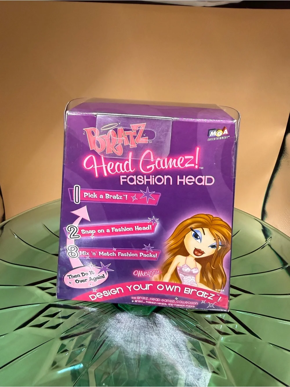 2005 Bratz Head Gamez Megan snap on fashion head NIB rare Y2K MGA Vintage